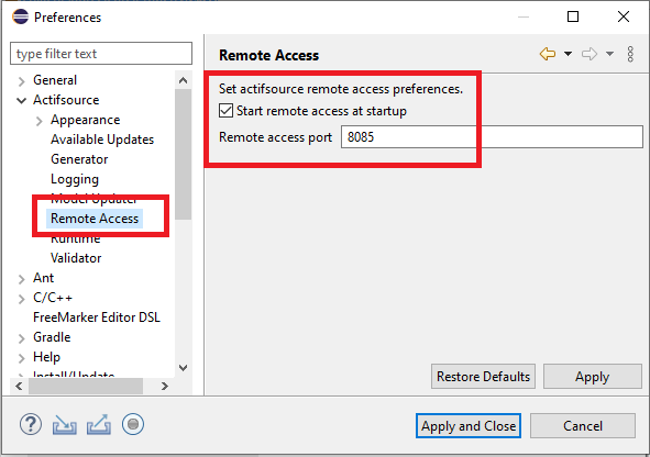 eclipse-config